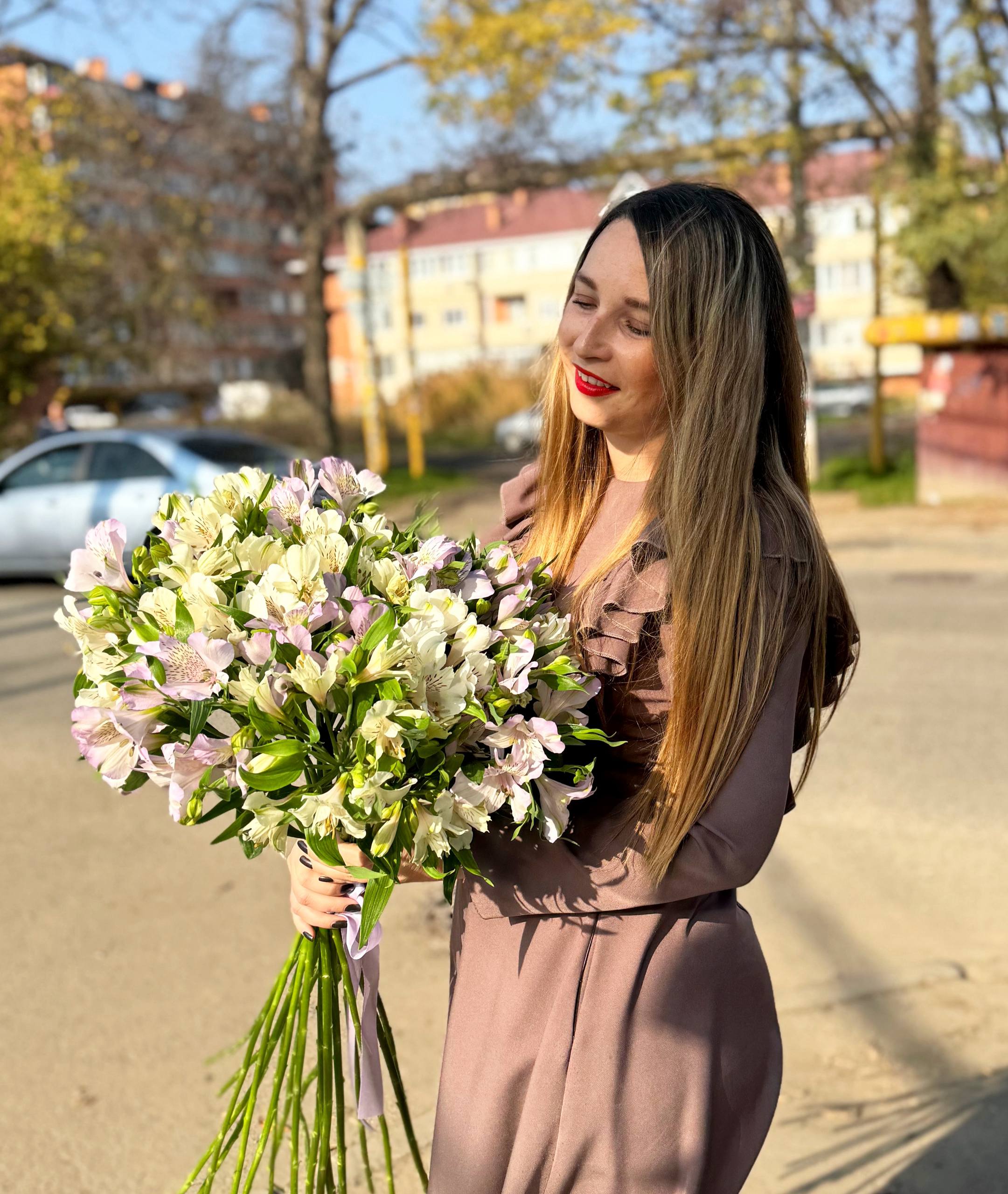 Нежный букет для мамы 1